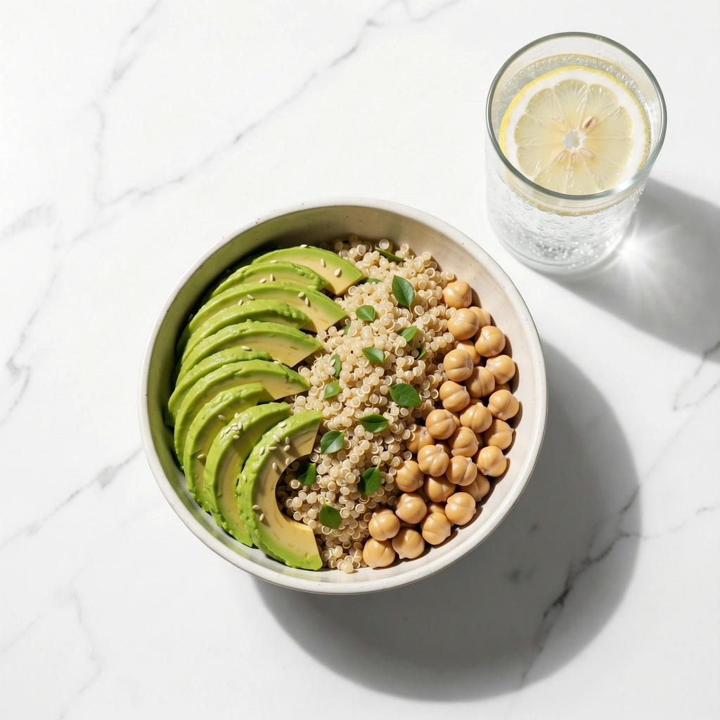 Wasser mit Zitrone Frische